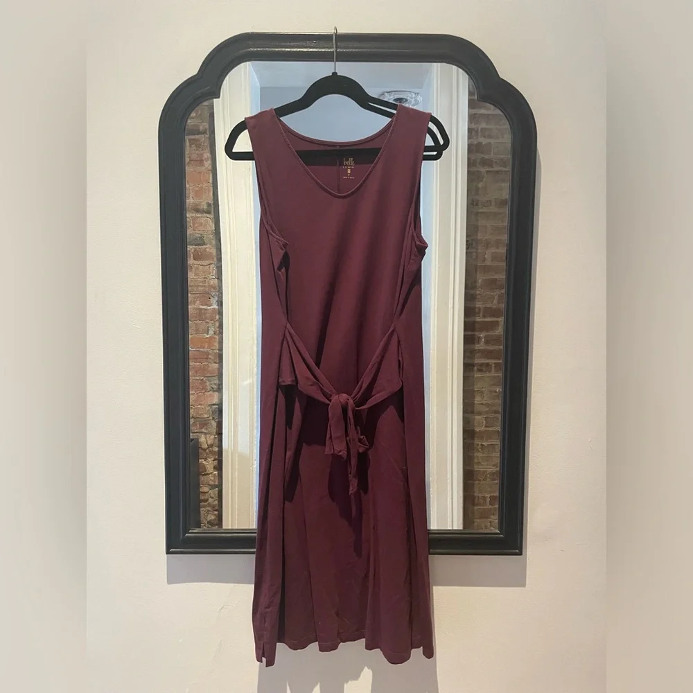 Belle by Kim Gravel Plum Knit Dress (M) - Picture 2 of 7